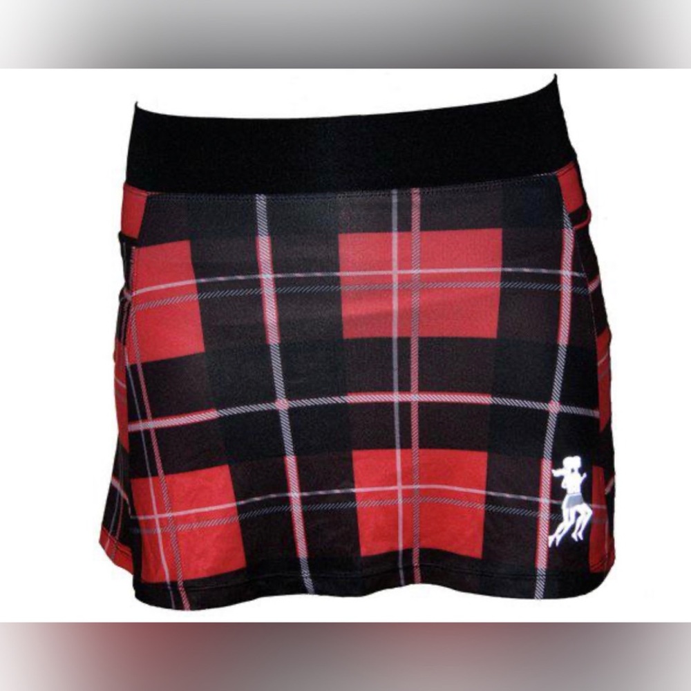Runningskirts.com Red, Black & white plaid sz 2